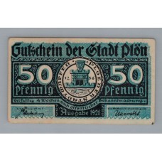 ALEMANIA 1921 BILLETE SIN CIRCULAR RARO